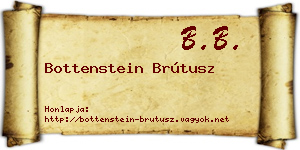 Bottenstein Brútusz névjegykártya